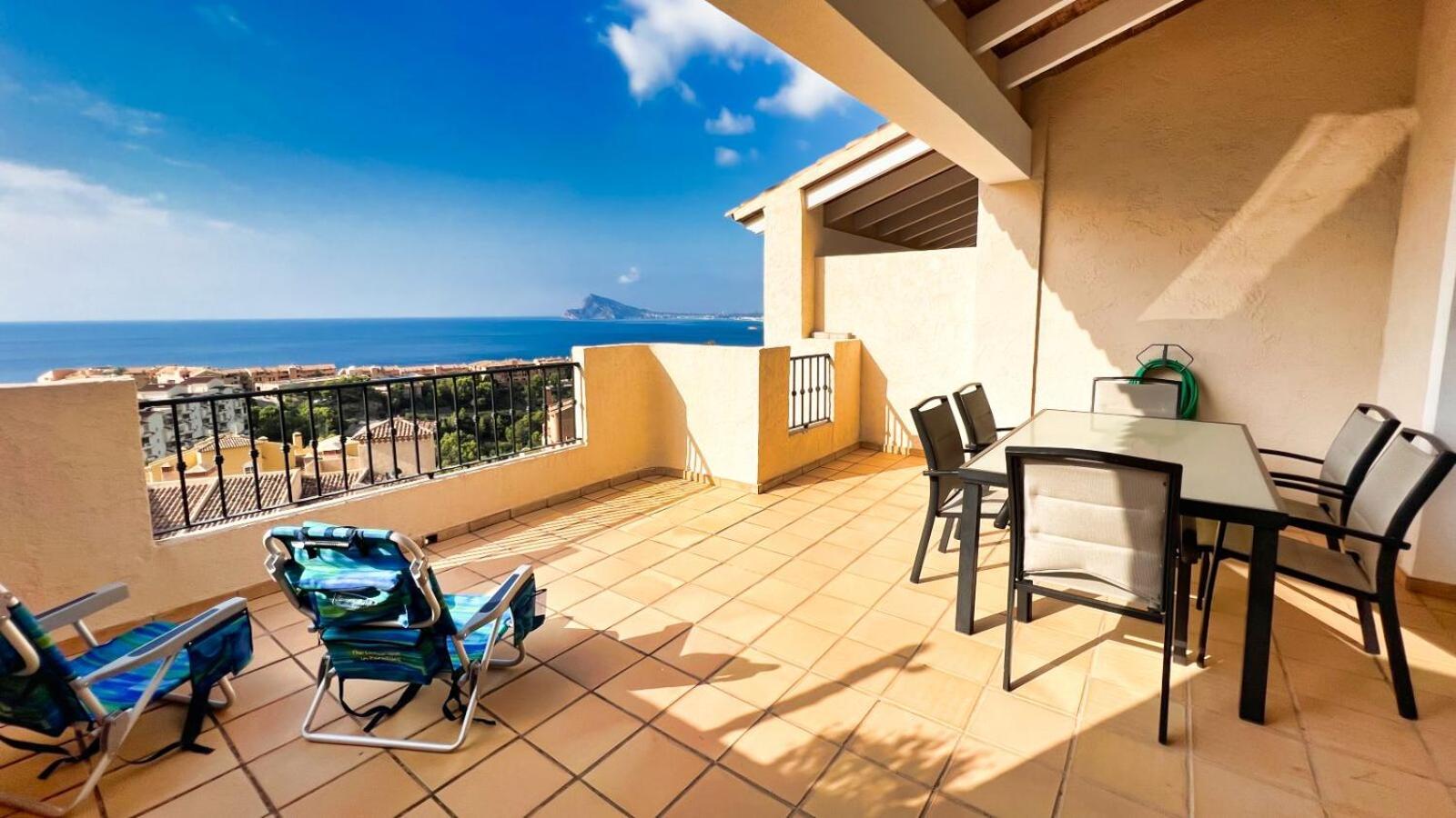 Charming Townhouse With Sea Views & Pool In Altea Villa Calpe Luaran gambar